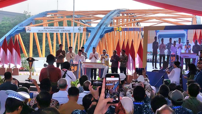 Wapres Maruf Amin Resmikan Tol Cimanggis-Cibitung Senilai Rp 10,6 T.