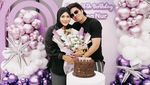 6 Momen Ultah ke-26, Aurel Hermansyah Dapat Uang Berbentuk Buket-Kue Bertingkat