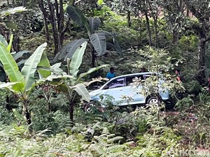 Avanza Muat Keluarga Surabaya Nyemplung Jurang di Mojokerto Diduga Overload