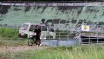 Velodrome Malang Tak Terawat hingga Ditumbuhi Rumput Liar