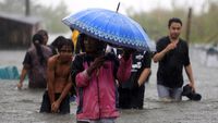 Penampakan Banjir Akibat Meluapnya Danau Limboto Gorontalo