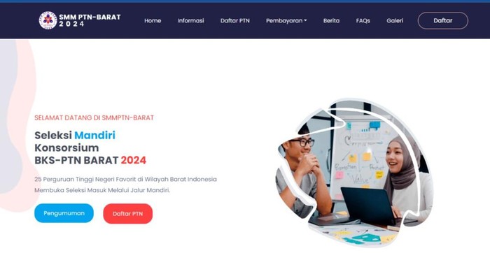 Cara cek nilai SMMPTN barat 2024.