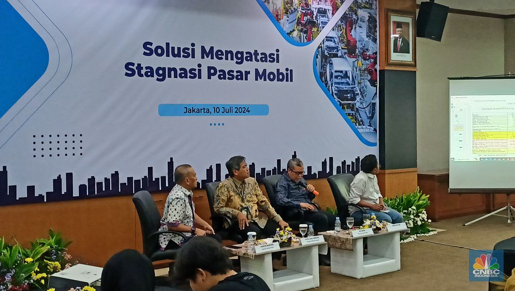 Diiskusi Forum Wartawan Industri (Forwin), Rabu (10/7/2024). (CNBC Indonesia/Ferry Sandi)