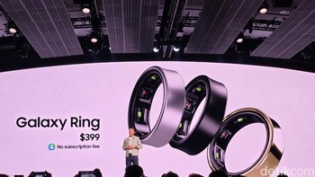 Galaxy Ring dilengkapi Heart Rate Alert yang memberikan pemberitahuan instan mengenai detak jantung yang sangat tinggi atau rendah secara real-time melalui aplikasi Samsung Health. Foto: detikINET/Adi Fida Rachman