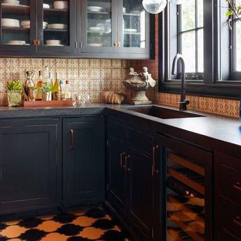 Inspirasi dekor dapur kecil.