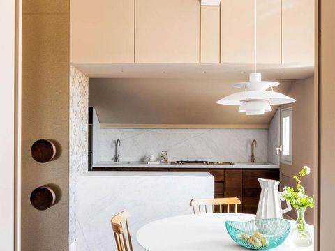 Inspirasi dekor dapur kecil.