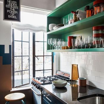 Inspirasi dekor dapur kecil.