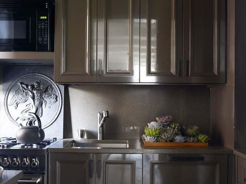 Inspirasi dekor dapur kecil.
