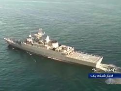 Sempat Diseimbangkan, Kapal Perang Iran Akhirnya Benar-benar Tenggelam