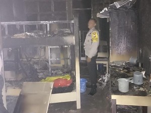 Asrama Putri Kampus Polbangtan Gowa di Bone Terbakar, Diduga Kabel Lapuk