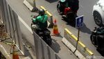 Kemacetan Terdampak Proyek Revitalisasi Trotoar Jalan Rasuna Said Jakarta