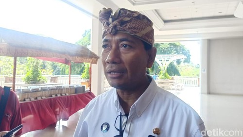 Kepala Bapenda Kota Denpasar I Gusti Ngurah Eddy Mulya saat ditemui di Denpasar, Rabu (10/7/2024).
