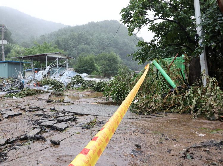 Korsel Diterjang Banjir dan Tanah Longsor Usai Hujan Lebat