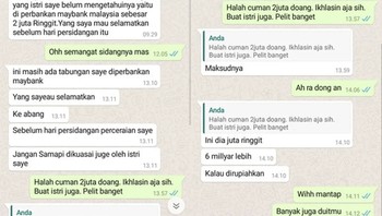 Banyak juga duitmu. Foto: X/OktaviolaDian