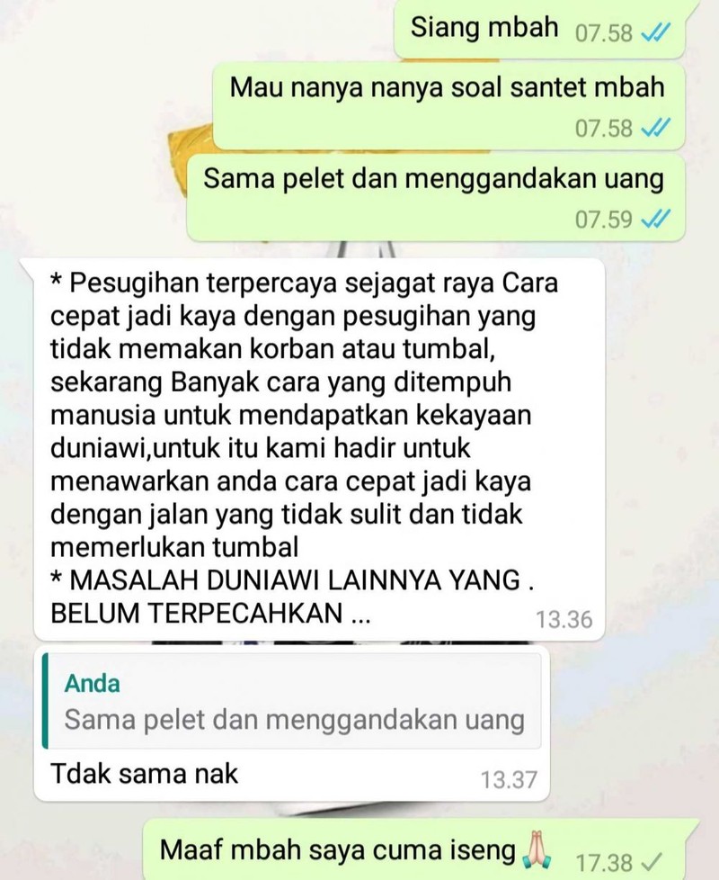 Penipu kalau sudah ketemu netizen langsung nggak ada Harga dirinya. Malah dibercandain balik yang ada!