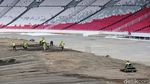 Melihat Progres Revitalisasi Rumput Stadion GBK