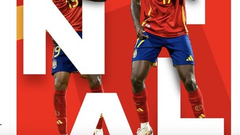 Spanyol pun melangkah ke final Euro 2024. Foto: Twitter