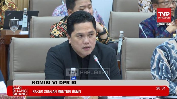 Menteri BUMN Erick Thohir