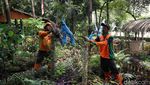 Menyulap Sampah Botol Plastik Jadi Patung Burung