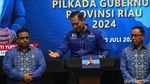 Momen AHY Serahkan Rekomendasi Pilgub untuk Khofifah hingga Adik Nazaruddin