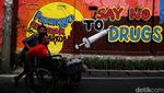 Mural Stop Narkoba hingga Cegah Stunting Hiasi Tanjung Priok