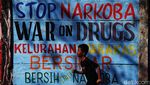 Mural Stop Narkoba hingga Cegah Stunting Hiasi Tanjung Priok