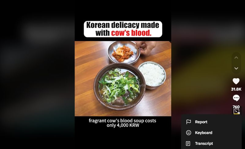 Olahan Darah Sapi Ini Jadi Menu Sarapan Favorit di Korea Selatan