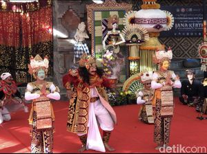 Tarian Legendaris Topeng Legong Asal Sukawati Gianyar Tampil di PKB