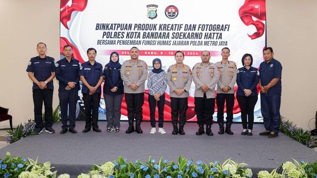 Polresta Bandara Soekarno-Hatta (Soetta), Tangerang menggelar pelatihan kehumasan bertajuk 