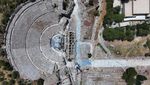 Potret Gerbang Koressos di Kota Kuno Efesus Turki Digali
