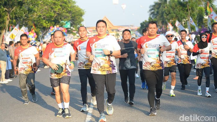 Riau Bhayangkara Run 2023. (Raja Adil Siregar/detikSumut)