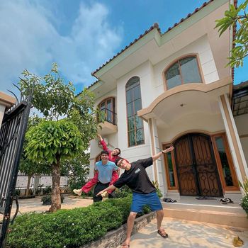 Rumah baru Frans Faisal.