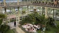 Rumah Gemuk Bali memiliki dua lantai, yang terdiri dari Piknik Area yang ada di lantai 1 dan Lago Restoran yang terletak di lantai 2. (Ni Made Nami Krisnayanti/detikTravel)