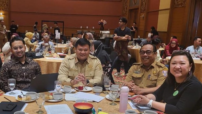 Sekda Banyuasin Erwin Ibrahim hadir dalam Lokakarya.
