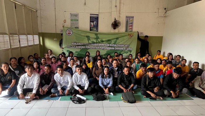 Sekelompok P5MI di Surabaya Dukung-Sukseskan Pemilukada Jatim Damai 2024