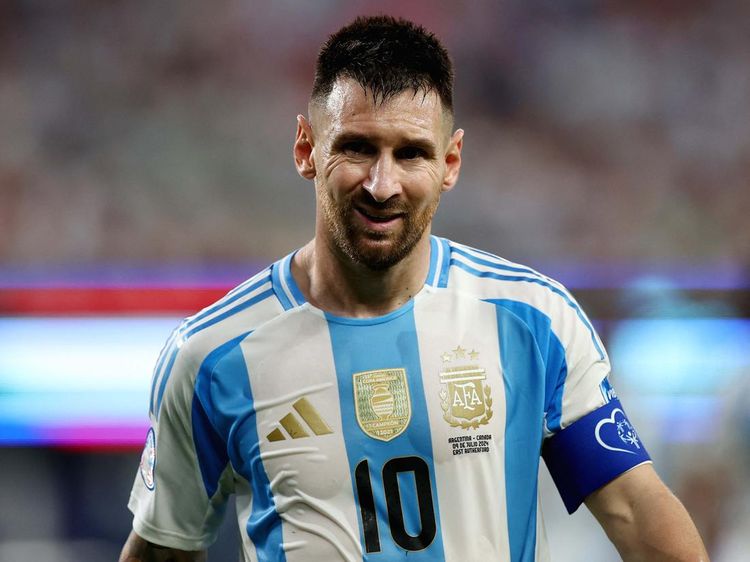Senyum Messi usai Antar Argentina ke Final Copa America 2024
