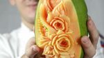 Wow! Ukiran Buah dan Sayur Karya Chef Ini Tampak Keren