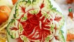 Wow! Ukiran Buah dan Sayur Karya Chef Ini Tampak Keren