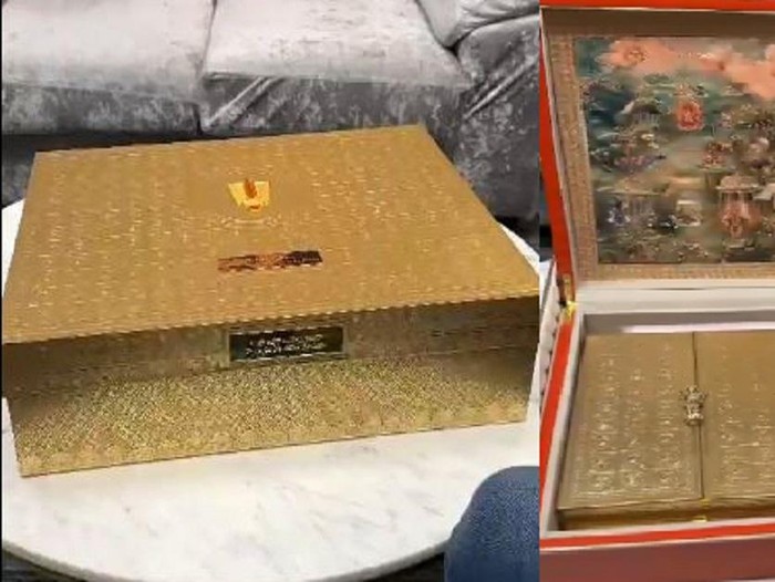 Anant Ambani dan Radhika Merchant di upacara sangeet