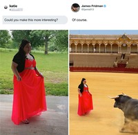 Kalau minta edit ke ahlinya Photoshop, James Fridman, dijamin hasilnya jadi kocak banget. Kayak ini nih, contohnya.