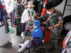 Debarkasi Palembang Tersisa 4 Kloter, 6 Jemaah Masih Dirawat di Arab Saudi