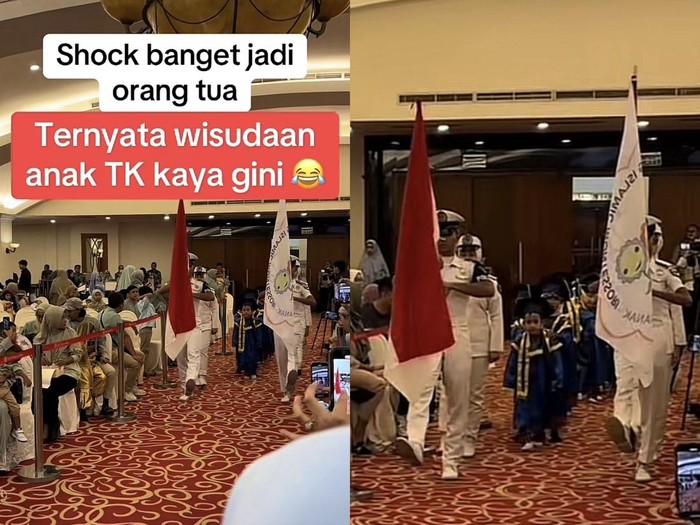 Acara wisuda anak TK mendadak jadi atensi warganet di media sosial.