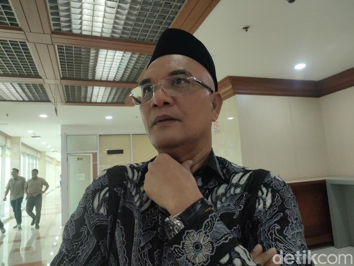Anggota pansus hak angket pengawasan haji, Marwan Dasopang, (Dwi/detikcom).