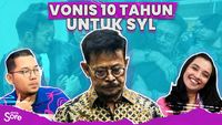 Vonis 10 Tahun Untuk SYL