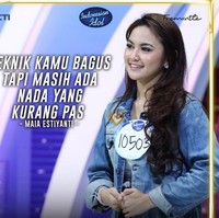 Di 2019, Mahalini mengikuti ajang Indonesian Idol. Inilah penampilannya saat penjurian. Foto: dok. Instagram @mahaliniraharja