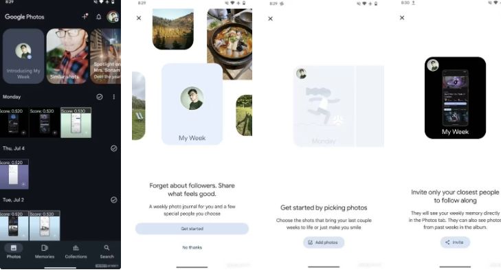 Google Photos My Week
