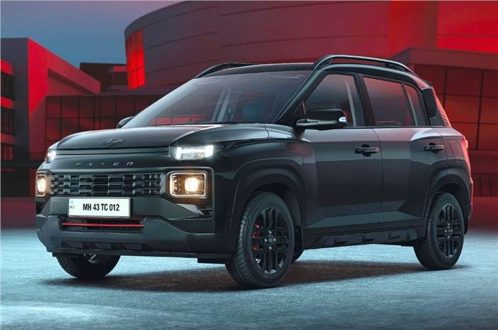 Hyundai Exter Knight Edition.