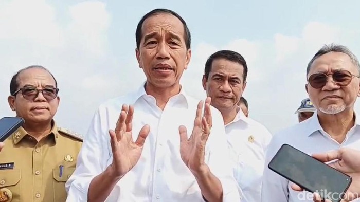 Jokowi di Lampung (Yussa/detikcom)