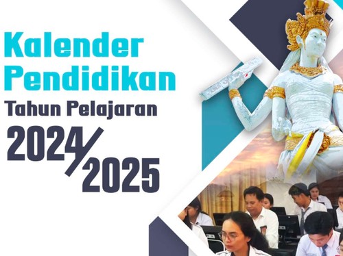 Kalender Pendidikan Tahun Ajaran 2024.2025. (Disdikpora Bali)