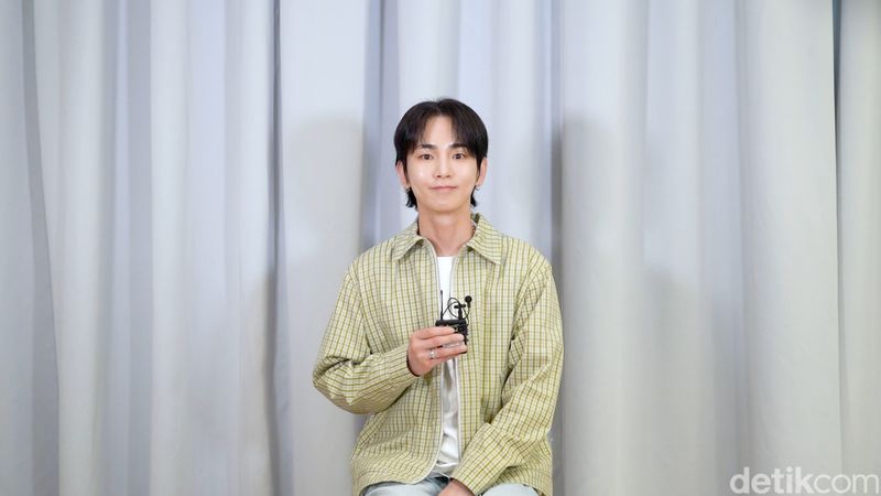 Key SHINee saat wawnacara eksklusif dengan detikpop.